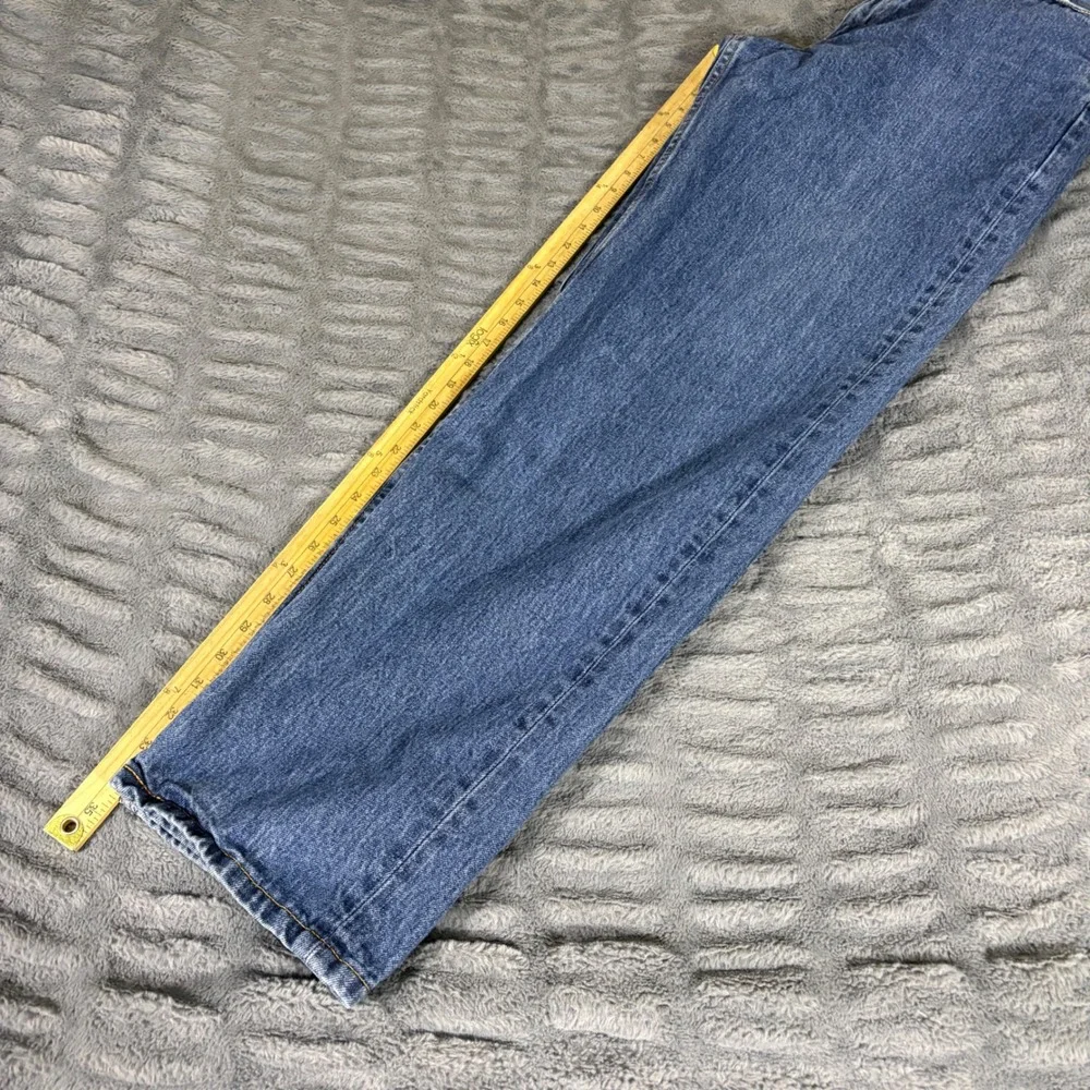 Levis 550 Relaxed Fit Jeans Mens 38x36 Blue Medium Wash Denim Straight Leg AT219